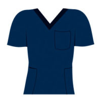 Registered Nurses . Navy Blue