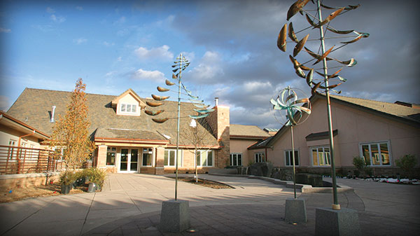 Outside