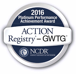 ACTION Registry®–GWTG Platinum Performance Achievement Award™ (2016)