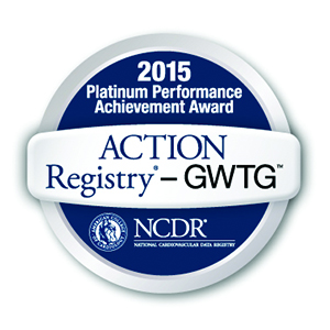 ACTION Registry®–GWTG Platinum Performance Achievement Award™ (2015)