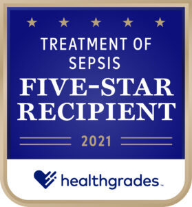 Treatment of Sepsis, Five-Star Recipient – Healthgrades (2011 – 2021)