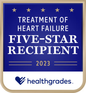 Treatment of Heart Failure Five-Star Recipient (2015 – 2021, 2023)