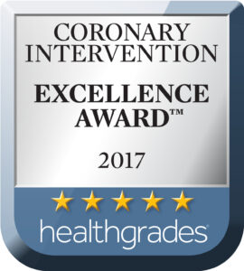 Coronary Intervention Excellence Award™ – Healthgrades (2016, 2017)