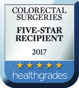 Colorectal Surgeries, Five-Star Recipient – Healthgrades (2017)