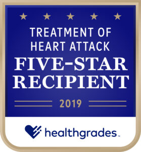 Treatment of Heart Attack Five-Star Recipient – Healthgrades (2015, 2016, 2017, 2019)