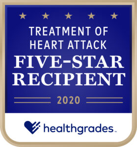 Treatment of Heart Attack Five-Star Recipient – Healthgrades (2015, 2016, 2017, 2019, 2020)