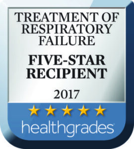 Treatment of Respiratory Failure, Five-Star Recipient – Healthgrades (2013 – 2017)