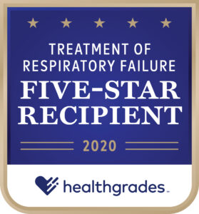 Treatment of Respiratory Failure, Five-Star Recipient – Healthgrades (2013 – 2020)