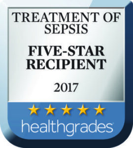 Treatment of Sepsis, Five-Star Recipient – Healthgrades (2011 – 2017)