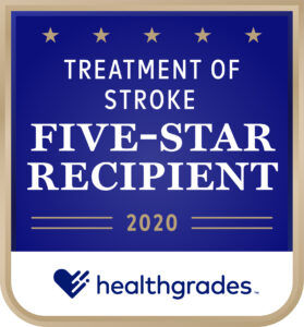 Treatment of Stroke Five-Star Recipient – Healthgrades (2018, 2019, 2020)