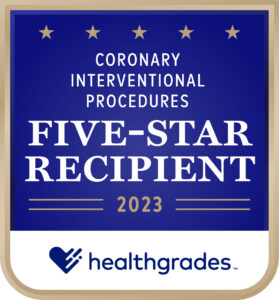 Coronary Interventional Procedures Five-Star Recipient (2016, 2017, 2020, 2021, 2023)