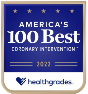 America’s 100 Best Hospitals for Coronary Intervention Award™ (2021, 2022)