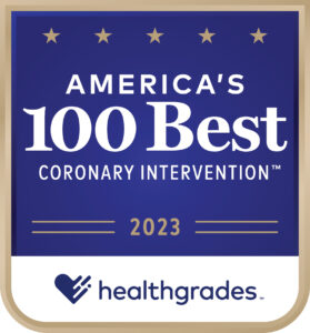 America’s 100 Best Hospitals for Coronary Intervention Award™ (2021, 2022, 2023)