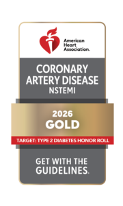 Get With The Guidelines® – Coronary Artery Disease NSTEMI Gold, Target: Type 2 Diabetes Honor Roll (2025, 2026)